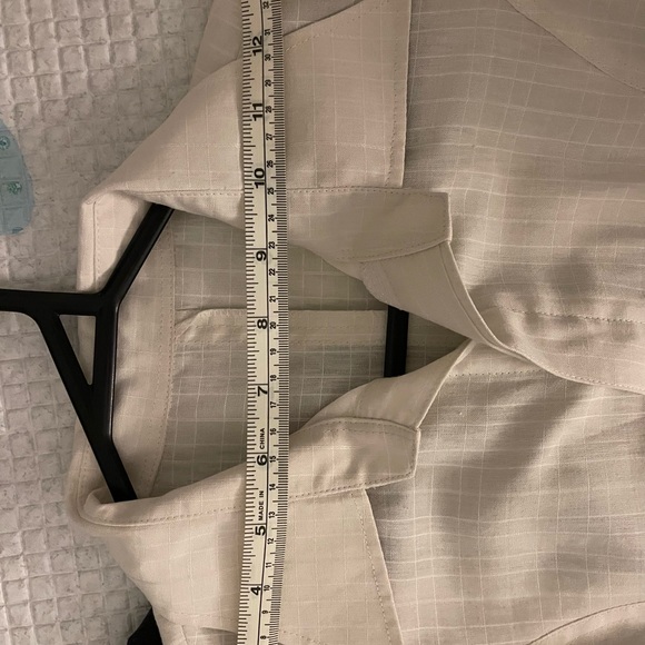 Custom Tailored 3/4 Sleeve Button Shirt A-Line Dress - Picture 10 of 10